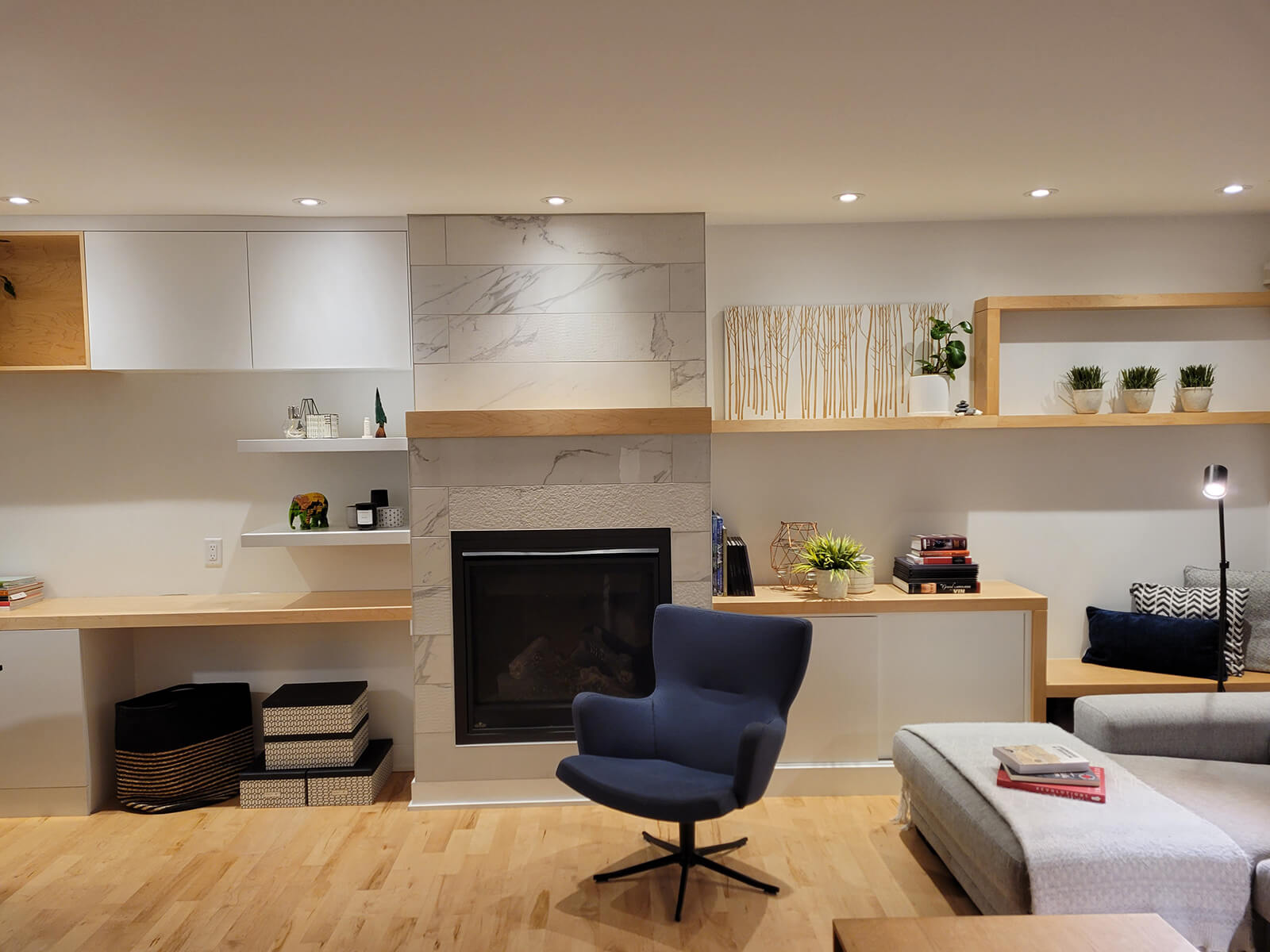 Design du salon et de la salle à manger d’une propriété sur la Rive-Sud