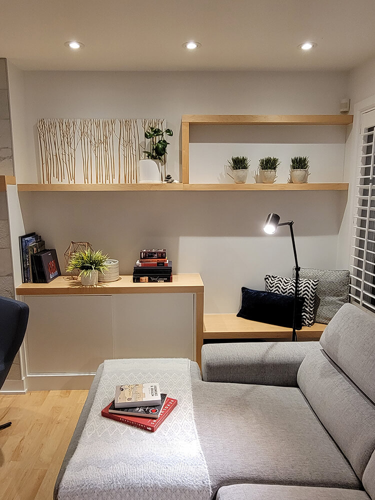 Design du salon et de la salle à manger d’une propriété sur la Rive-Sud
