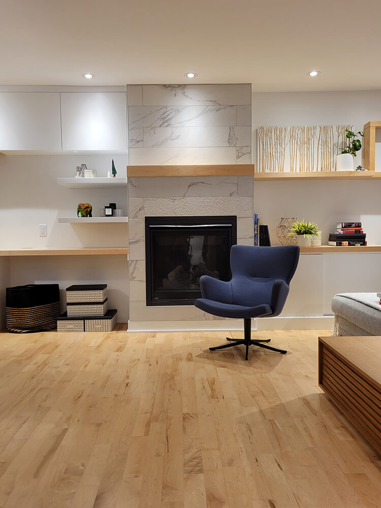 Design du salon et de la salle à manger d’une propriété sur la Rive-Sud